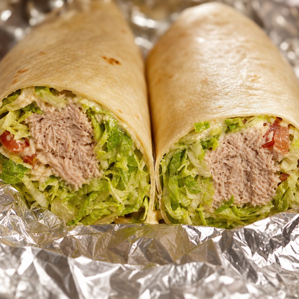 Turkey & Cheese Wrap.