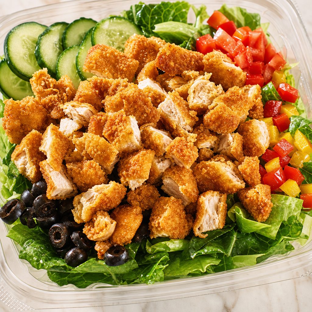 Chicken Finger Salad.