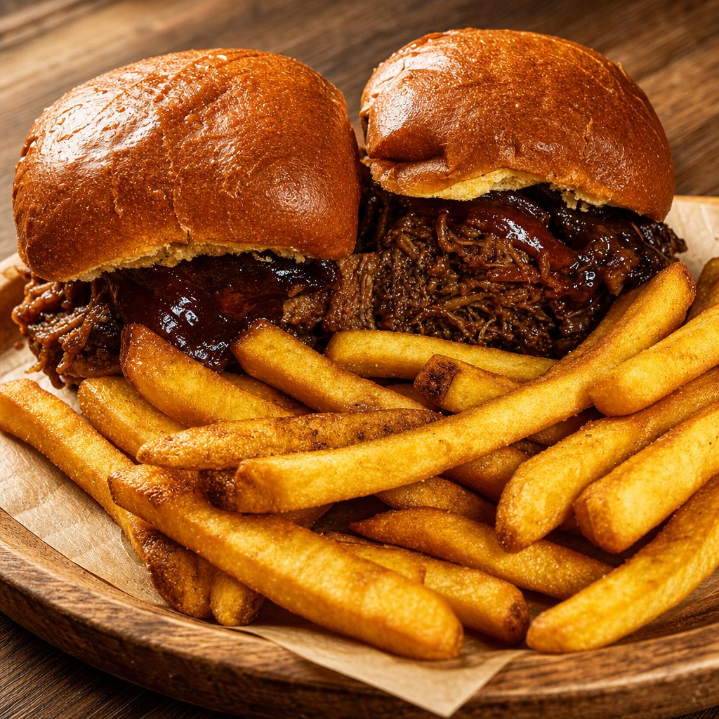 BBQ Brisket Slider Platter.