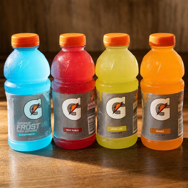 Light Blue Gatorade.