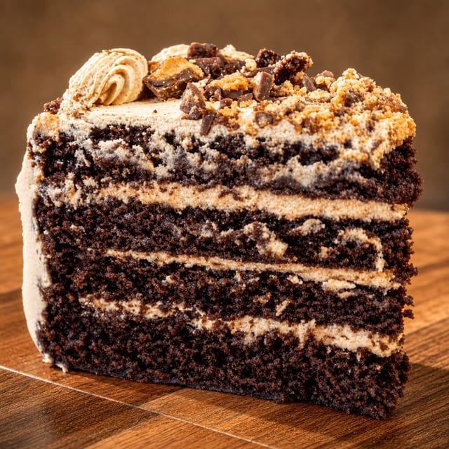 Chocolate Peanut Butter Cake.