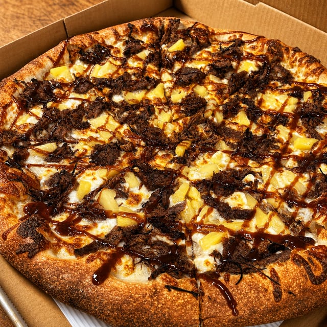 LARGE Pineapple EXPRESS Pizza.