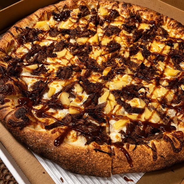 XL Pineapple EXPRESS Pizza.