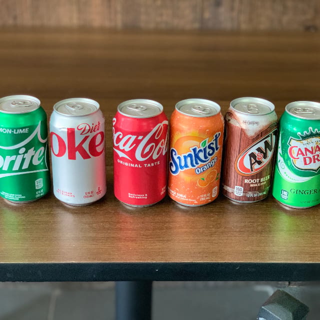 12oz. Can of Soda.